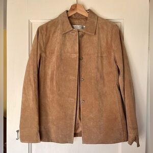 Valerie Stevens tan suede jacket